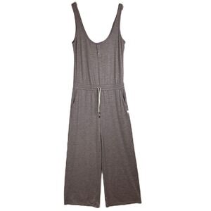 Vuori Women's Henley Wide Leg Jumpsuit Tank Style Lounge Size Small